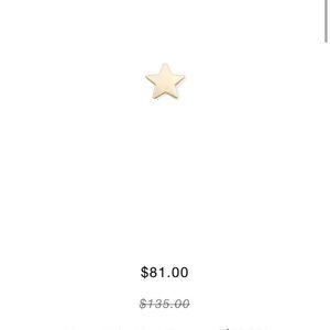 ERTH jewelry large star earring